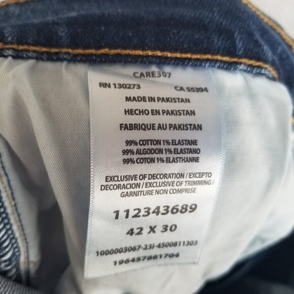 Men's Wrangler Jeans W42 x L30 Relaxed Fit Stretch - Picture 8 of 8